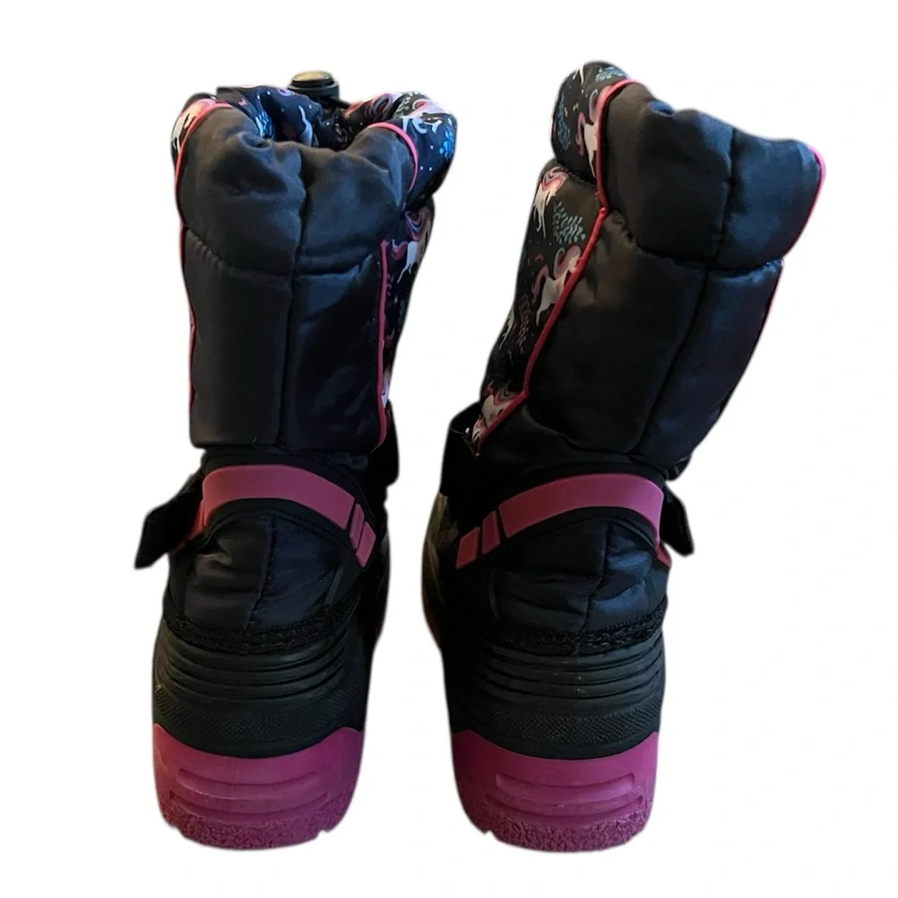 EUC - Merence Unicorn Snow Boots - Size 11/12 Little Kids